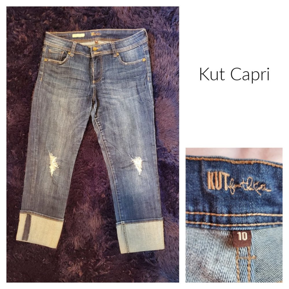 KUT Jean Rolled Capris